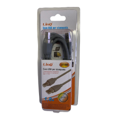 Câble Imprimante USB Mâle/Mâle 1,8M LinQ U18B — LinQ · Smarty Paris 18e